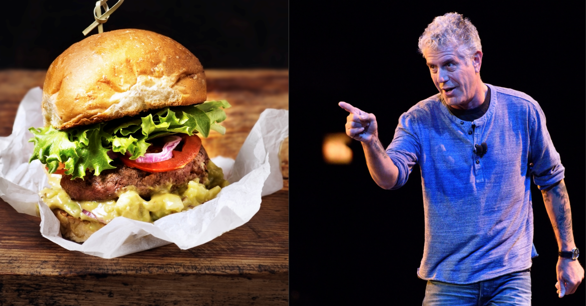 Anthony Bourdain Burger Split Promo