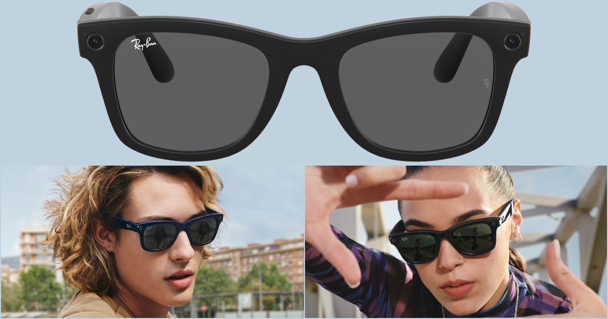 Facebook and Ray-Ban Launch Camera-Equipped Smartglasses - Maxim