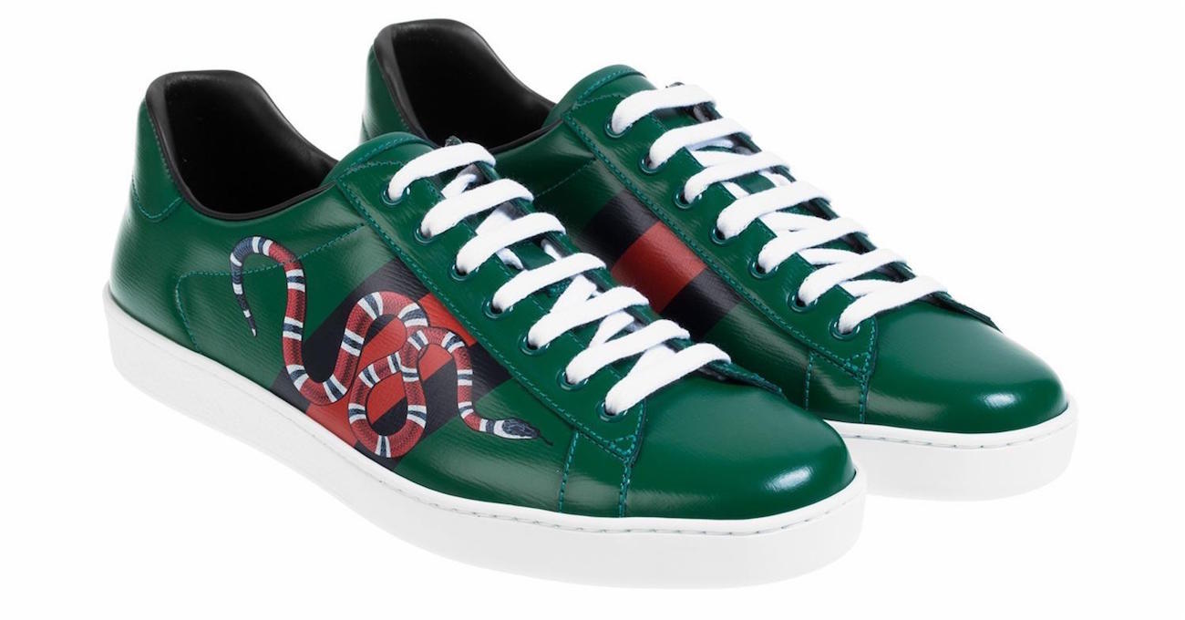 Forudsætning Udflugt Korrespondance Gucci Drops Two New Snake-Themed Sneakers - Maxim