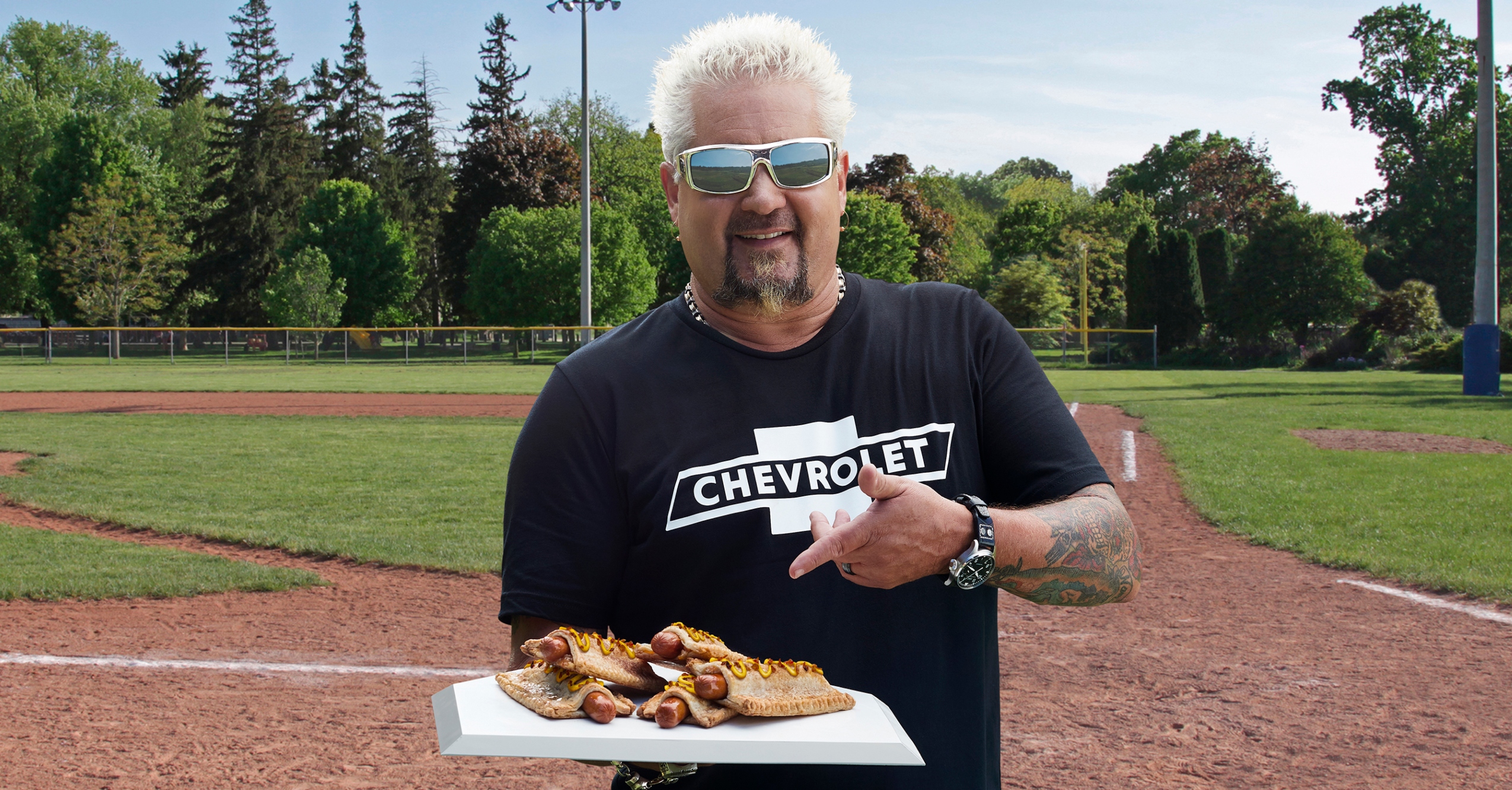 Guy Fieri Apple Pie Hot Dog Promo