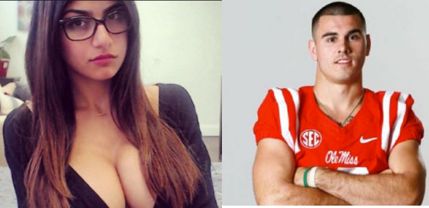 Ex-Porn Star Mia Khalifa Slams NFL QB Chad Kelly on Twitter