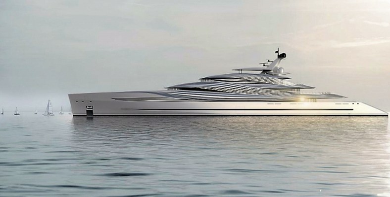 The 360-foot SHY superyacht (Photo: Lobanov Design)