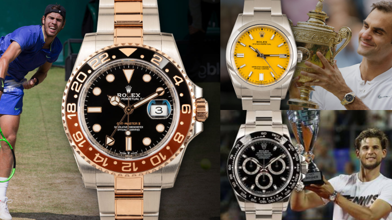 Federer rolex 2019 best sale