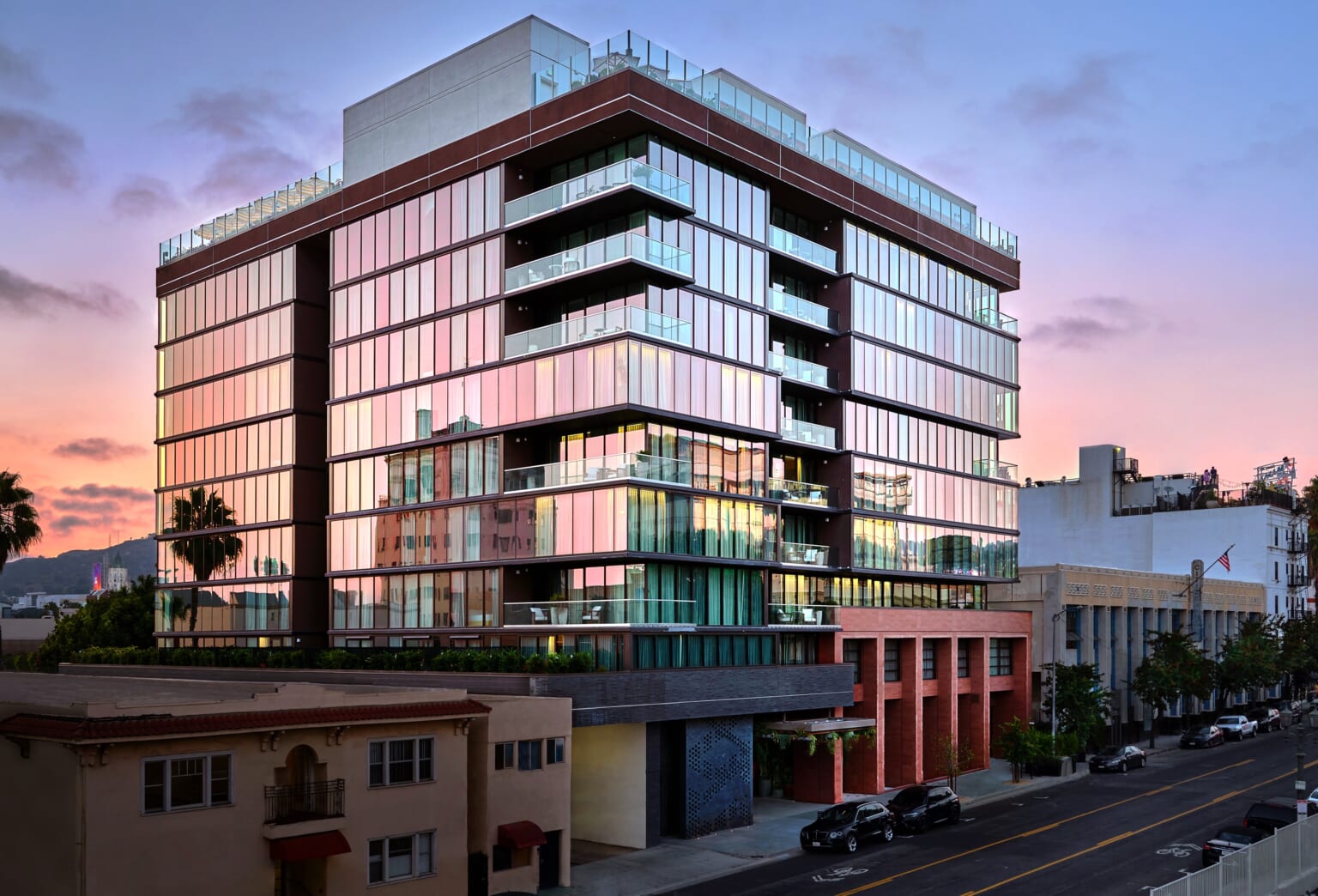 Hollywood S Coolest New Hotel Has The Perfect Rooftop Bar Maxim   0 Thompson Hollywood Thompson Exterior 1536x1044 