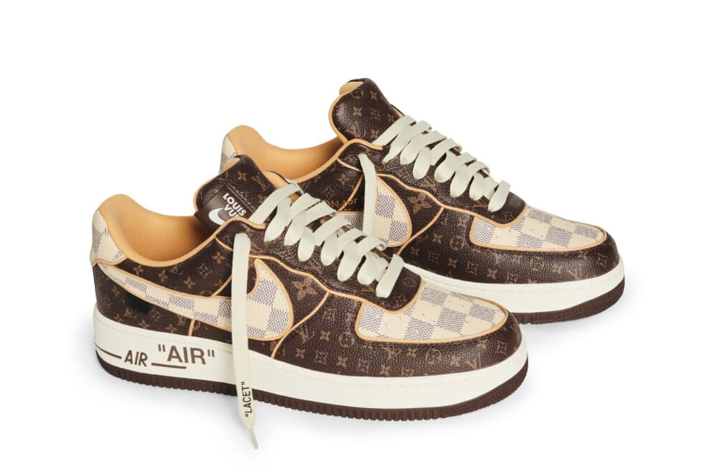 Nike x Louis Vuitton x Virgil Abloh Air Forces Sell At Sotheby's Auction  For $350,000