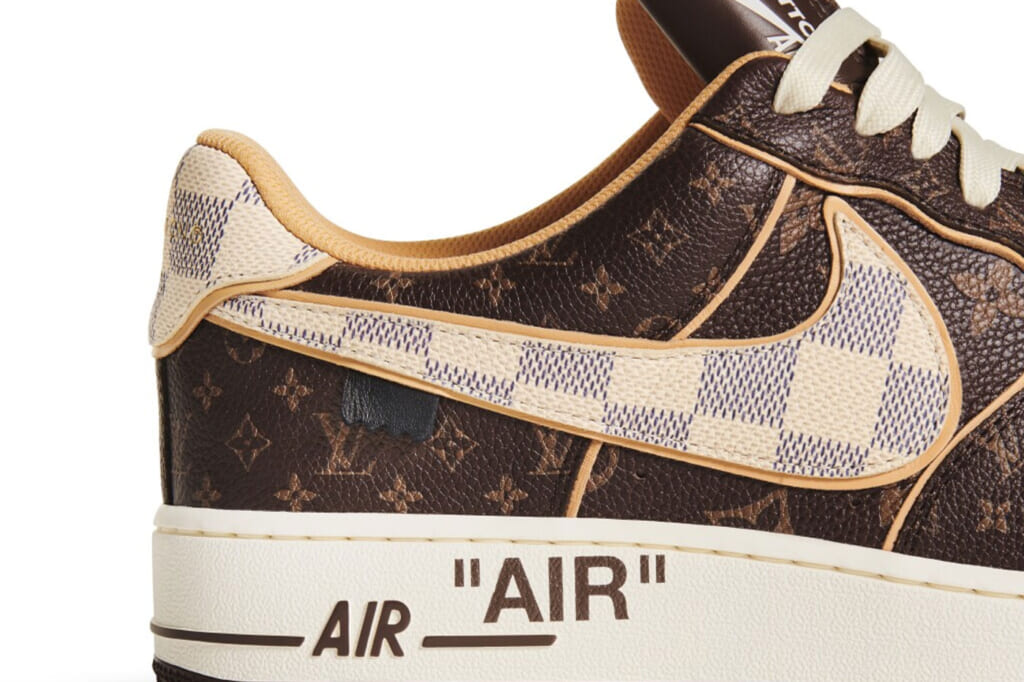 Louis Vuitton x Nike Air Force 1 Sneakers by Virgil Abloh Fetch
