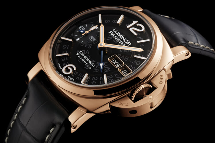 Panerai Unveils 'Goldtech' Perpetual Calendar Watch With Smoked