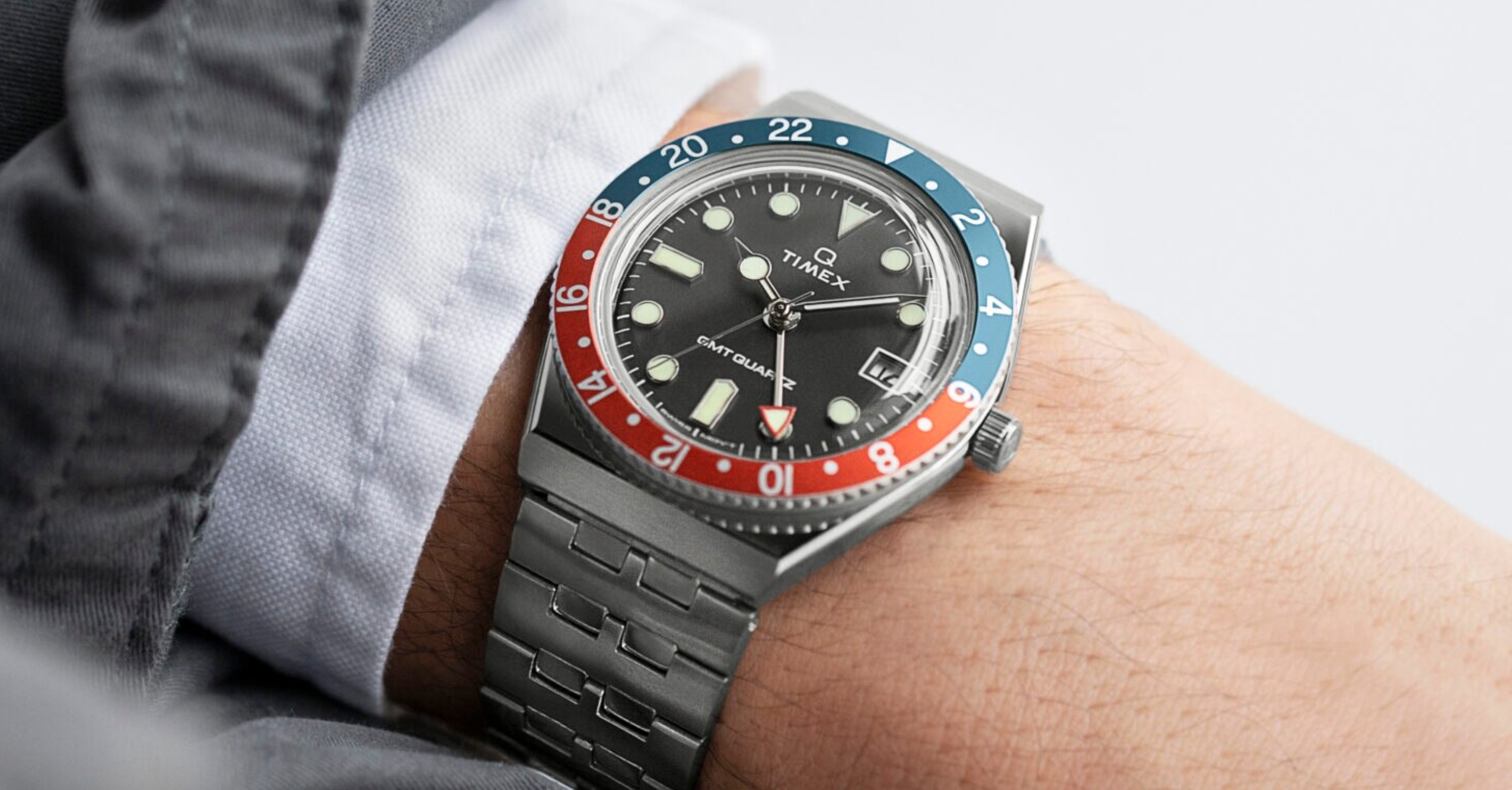 Q Timex Debuts GMT Version Of 1979 Reissue - Maxim