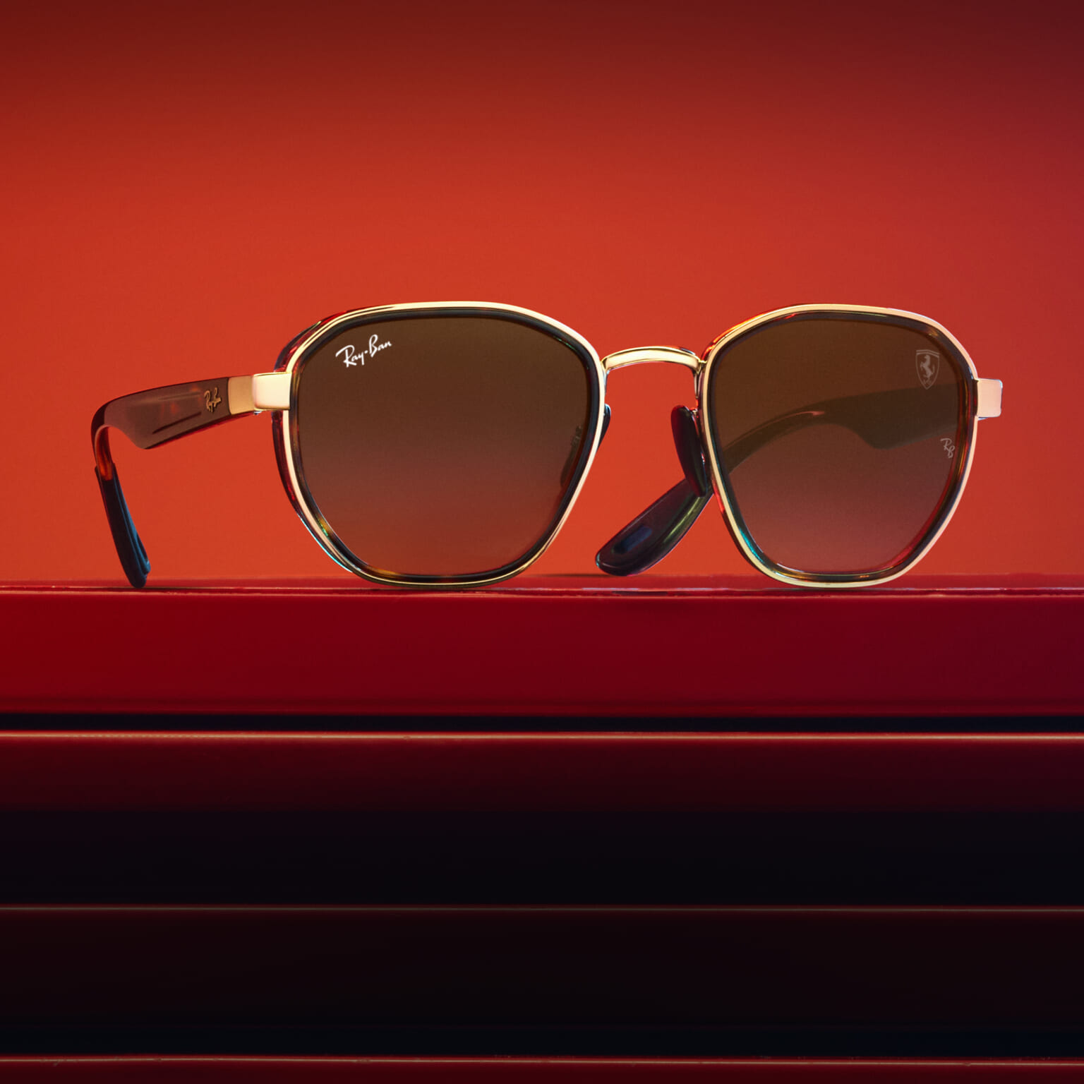 Ray Ban And Scuderia Ferrari F1 Launch Racy Sunglasses Collab Maxim