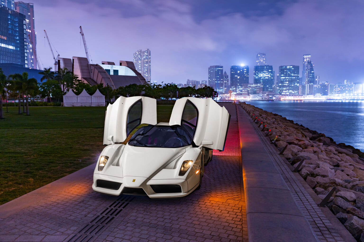 The World's Only White Ferrari Enzo Is A True Unicorn Supercar - Maxim