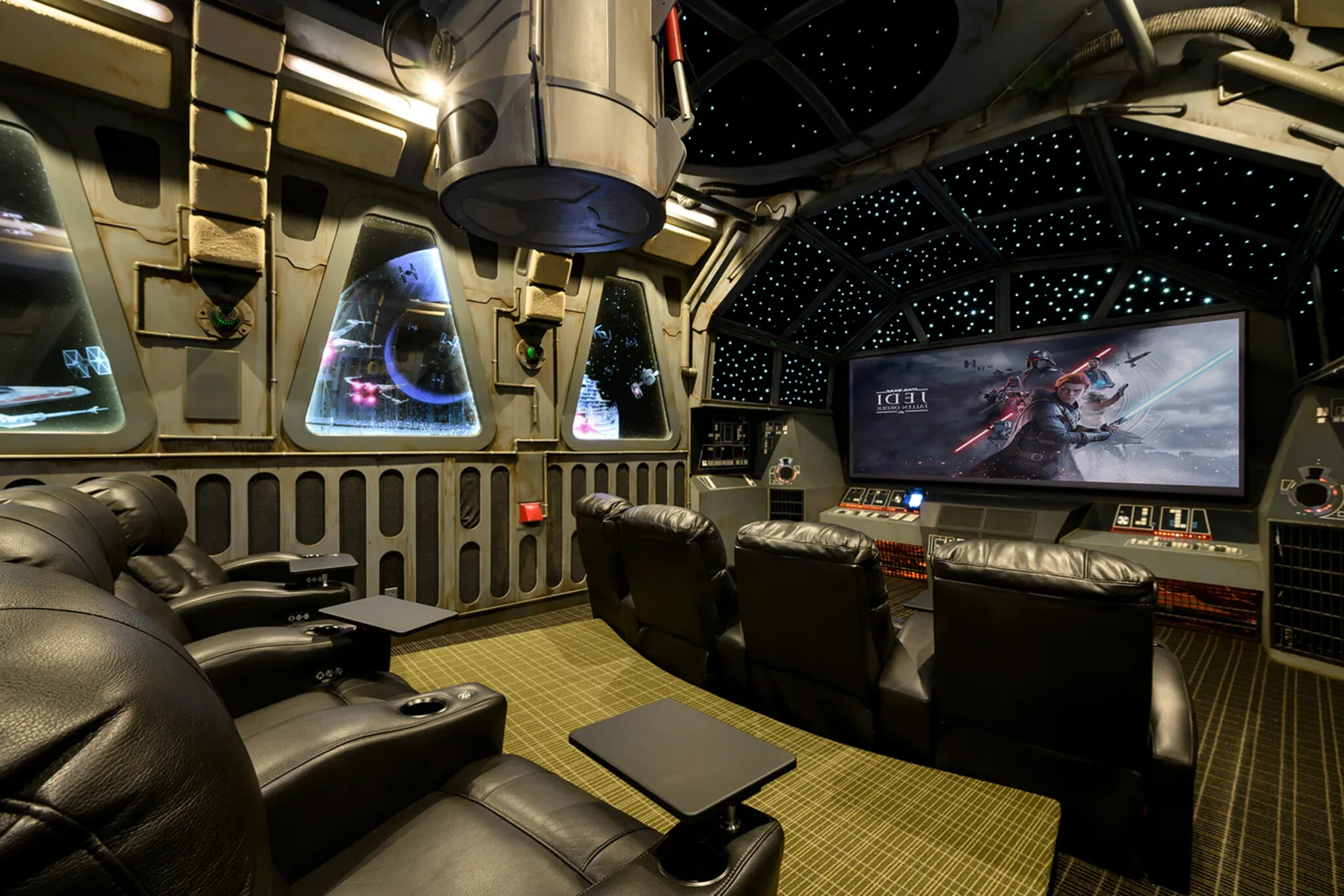 This $15 Million 'Star Wars' Mansion Has A Millennium Falcon Movie ...