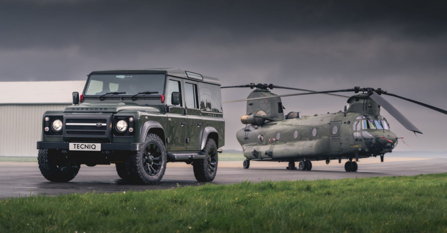 This Custom Land Rover Defender Is Inspired By The Iconic Chinook