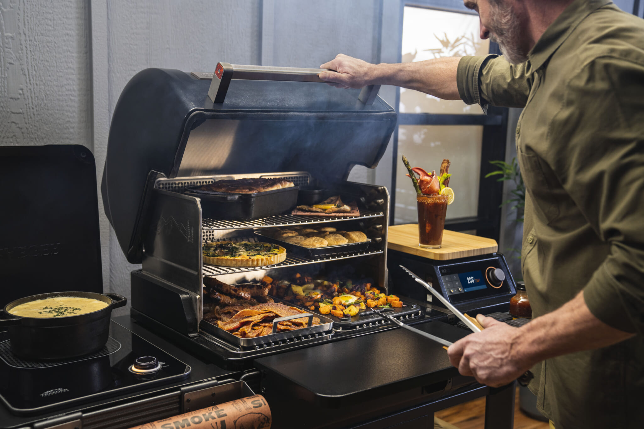 The Traeger Timberline Is A High-Tech Wood Pellet Grill Built For ...