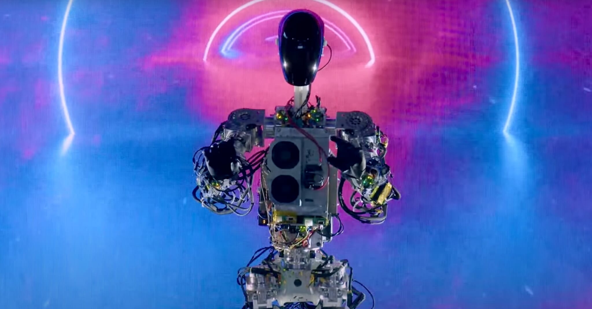 Elon Musk Reveals Tesla's Humanoid Robot Optimus Maxim