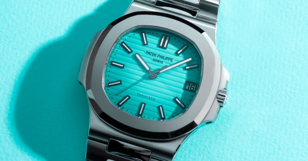 A Tiffany Blue Patek Philippe Nautilus Just Sold For $3.2 Million
