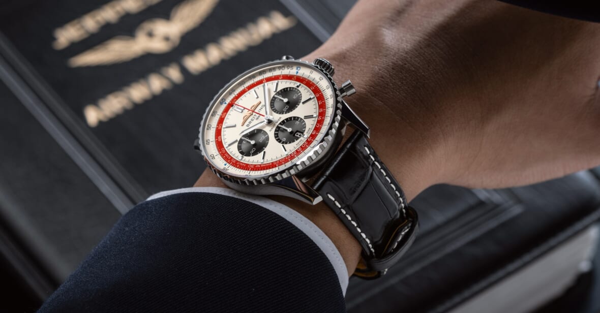 Breitlings New Navitimer Pilots Watch Honors Worlds First Jumbo Jet