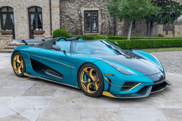 This Candy Blue Koenigsegg Regera Is Set To Sell For Millions Maxim 4682