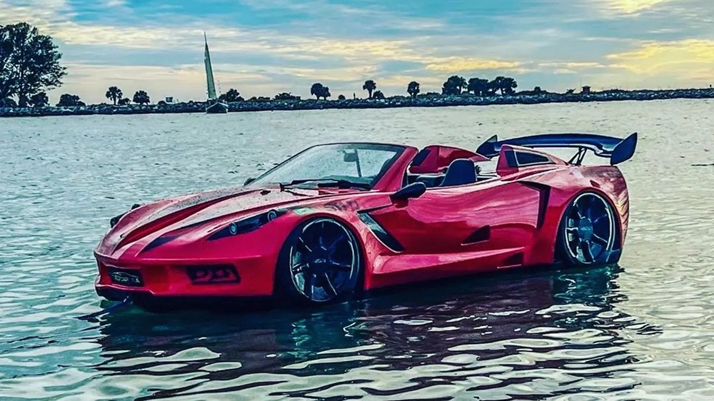 A Florida Company Is Turning Chevrolet Corvettes Into Bonkers Jetcar Boats Maxim