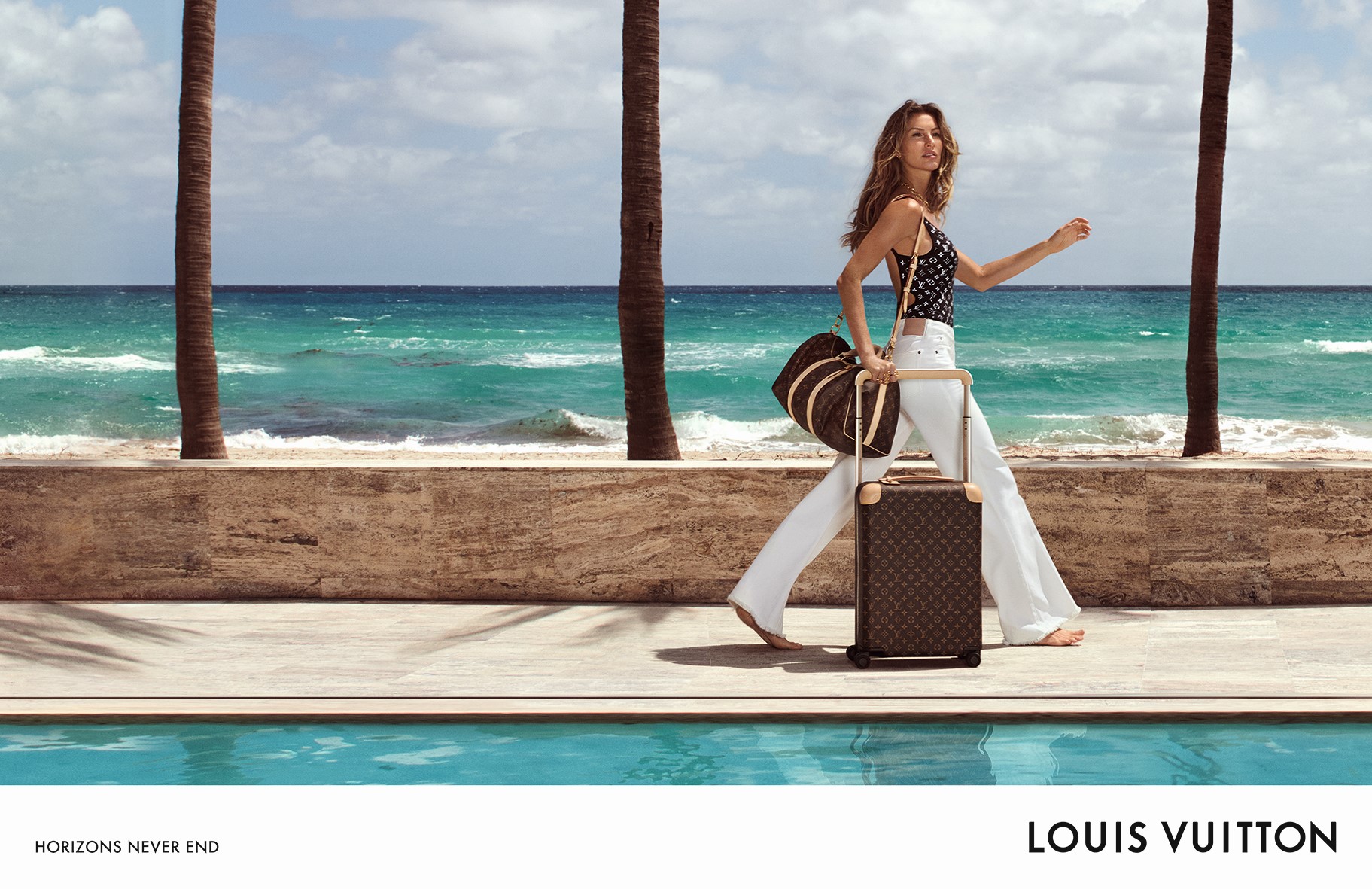 Gisele Bündchen Heats Up Louis Vuittons Beachy New Luggage Campaign Maxim