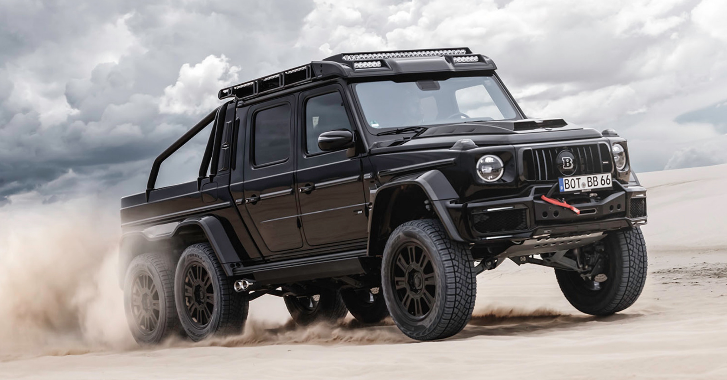 Brabus Unleashes 'Superblack' 6x6 Mercedes-AMG G-Wagon - Maxim