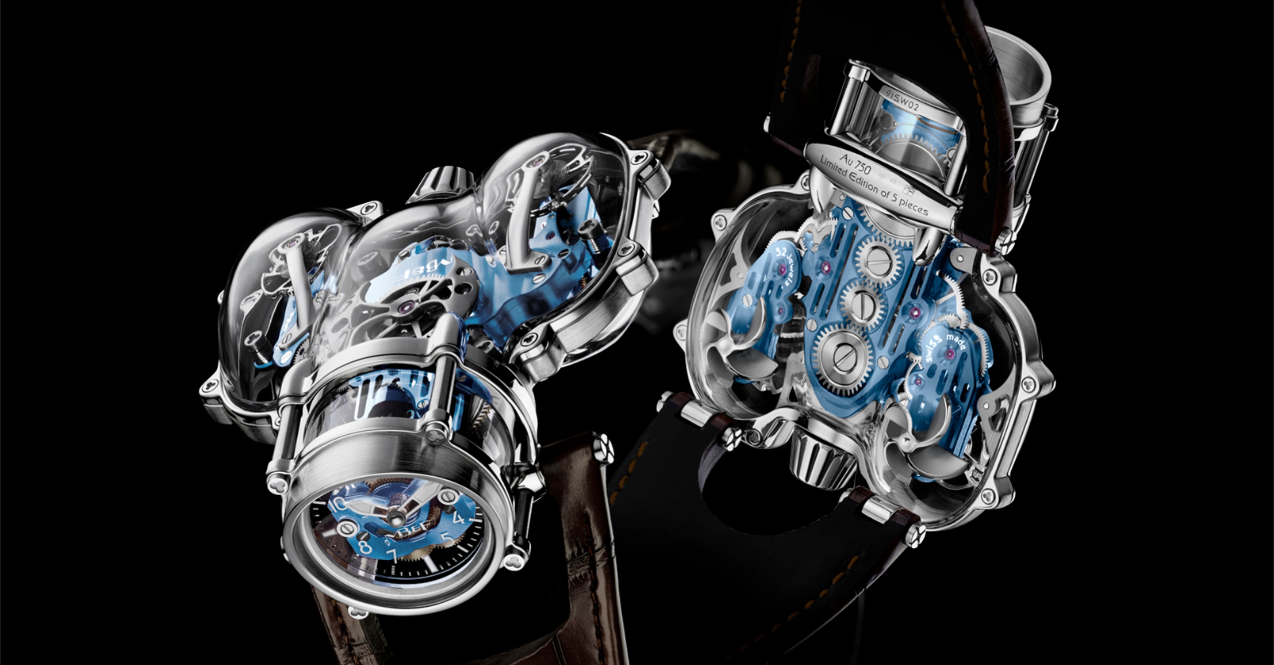MB&F's Gold & Sapphire Watches Recall Classic Automotive & Aviation ...