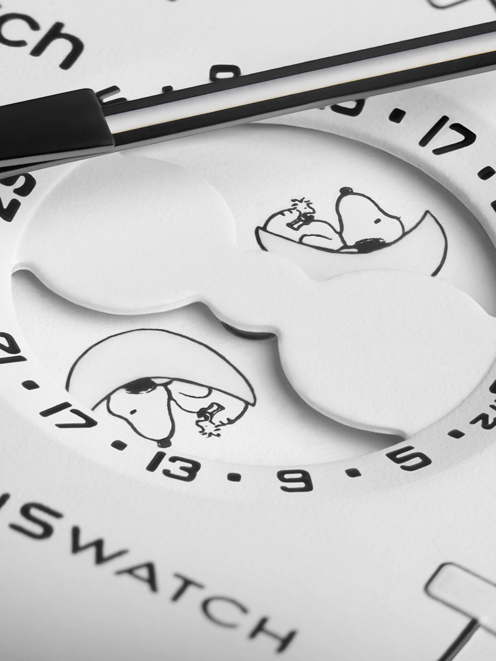 Snoopy x OMEGA x Swatch MoonSwatch White - 時計