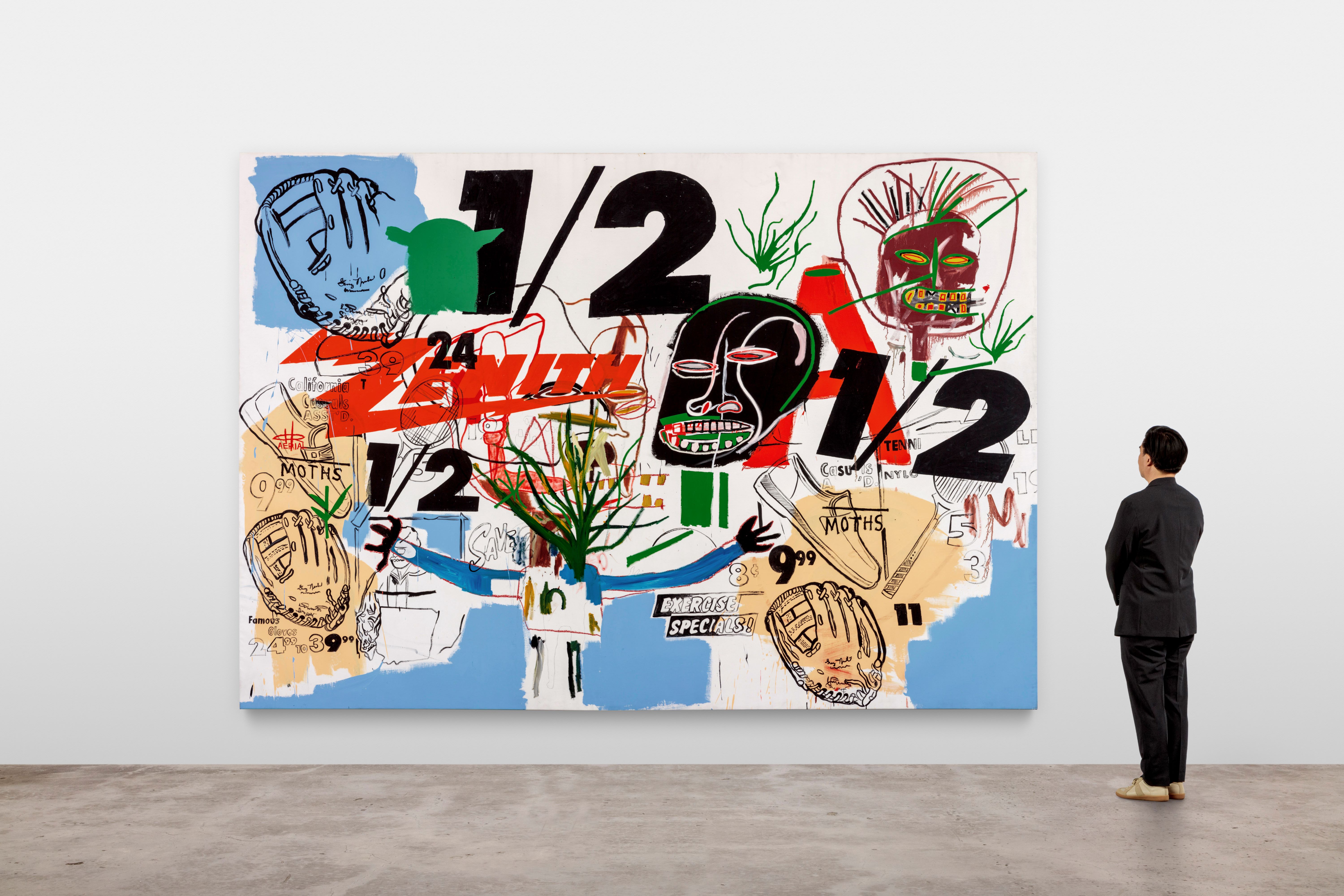 This Andy Warhol x Jean-Michel Basquiat Collaborative Painting 