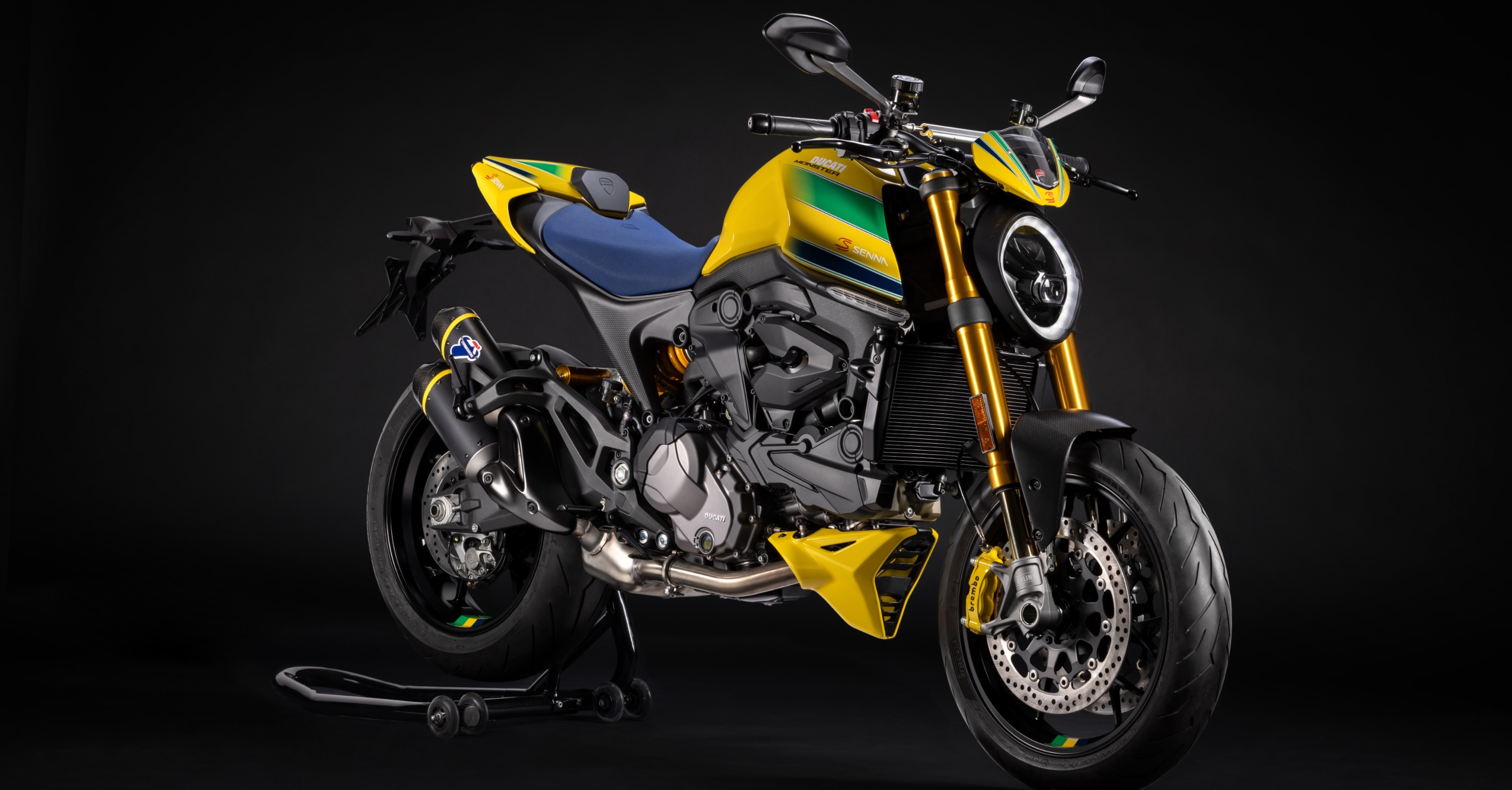 This Ducati Monster Celebrates Racing Icon Ayrton Senna Maxim